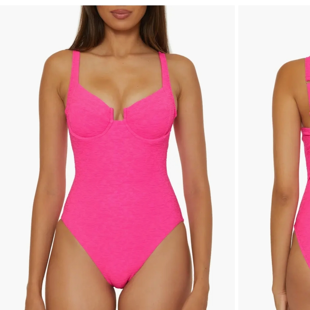 Pink One-Piece Swimsuit - Picture 2 of 10